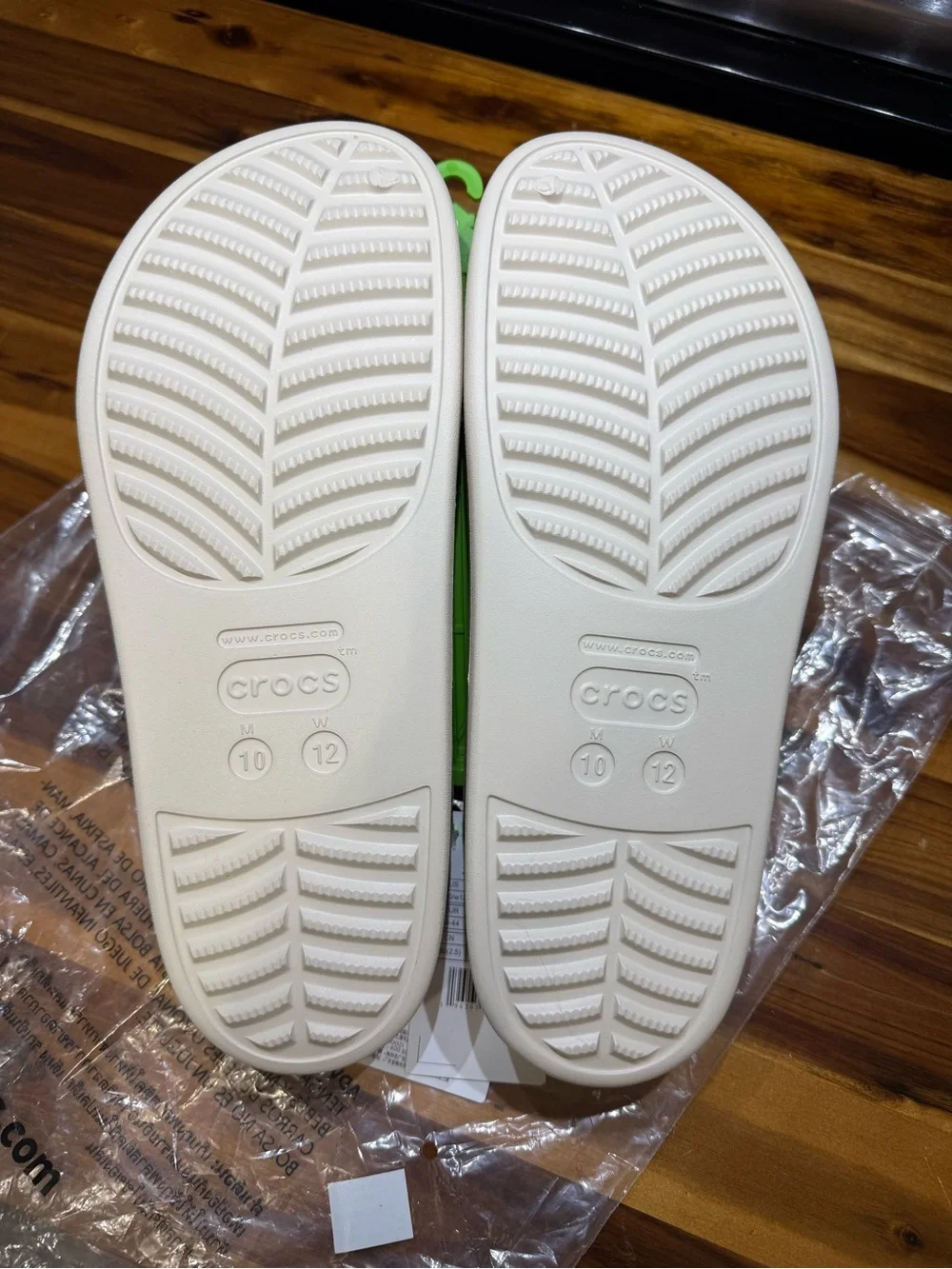 CROCS Classic Slip-On Ballet Flat in Stucco